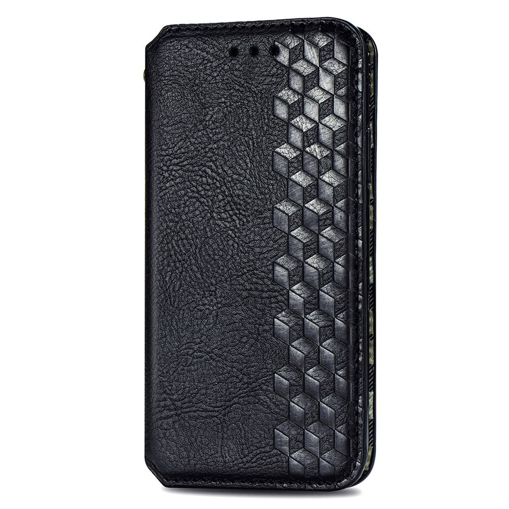 Phone Case for Xiaomi Poco M8 5G  /  Redmi Note 15 5G (Global)  /  Note 15 4G (Global) Rhombus Imprint PU Leather Wallet Phone Cover