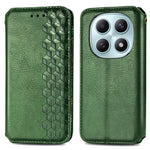 Phone Case for Xiaomi Poco M8 5G  /  Redmi Note 15 5G (Global)  /  Note 15 4G (Global) Rhombus Imprint PU Leather Wallet Phone Cover