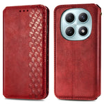 Phone Case for Xiaomi Poco M8 5G  /  Redmi Note 15 5G (Global)  /  Note 15 4G (Global) Rhombus Imprint PU Leather Wallet Phone Cover