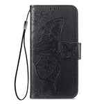 Phone Case with Strap for Xiaomi Poco M8 5G  /  Redmi Note 15 5G (Global)  /  Note 15 4G (Global) Butterfly Pattern PU Leather Wallet Phone Cover