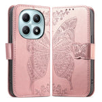 Phone Case with Strap for Xiaomi Poco M8 5G  /  Redmi Note 15 5G (Global)  /  Note 15 4G (Global) Butterfly Pattern PU Leather Wallet Phone Cover