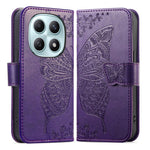 Phone Case with Strap for Xiaomi Poco M8 5G  /  Redmi Note 15 5G (Global)  /  Note 15 4G (Global) Butterfly Pattern PU Leather Wallet Phone Cover