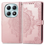 Xiaomi Poco M8 5G / Redmi Note 15 5G (Global) / Note 15 4G (Global) Plånboksfodral Mandala Blomma Läder mobilfodral Stativ