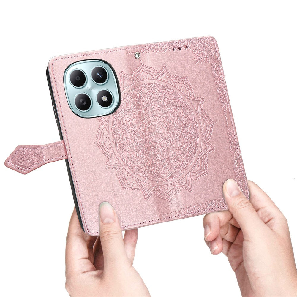 Xiaomi Poco M8 5G / Redmi Note 15 5G (Global) / Note 15 4G (Global) Plånboksfodral Mandala Blomma Läder mobilfodral Stativ