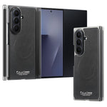 For Samsung Galaxy Z TriFold 5G Magnetic Case Dual Mid-Axis Shockproof PU Leather PC TPU Phone Cover