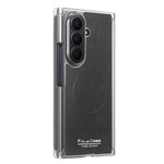 For Samsung Galaxy Z TriFold 5G Magnetic Case Dual Mid-Axis Shockproof PU Leather PC TPU Phone Cover
