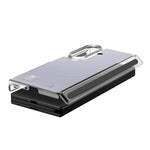 For Samsung Galaxy Z TriFold 5G Magnetic Case PU Leather TPU PC Clear Frame Phone Cover Dual Mid-Axis Design