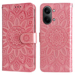For Xiaomi Redmi Turbo 5 Max 5G Case Sunflower Imprint Leather Wallet Phone Cover