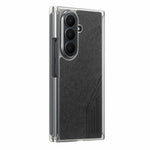 Til Samsung Galaxy Z TriFold 5G Magnetisk Telefoncover Splejsningsstof Tekstur Lædercover Dobbelt Midterakse Beskyttelse