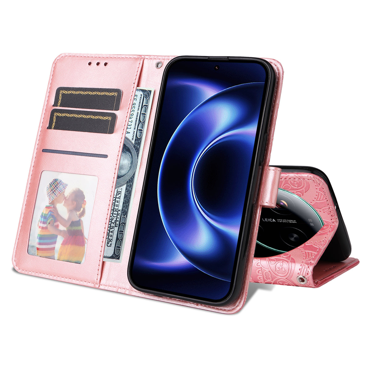 For Xiaomi 17 Ultra 5G Case Sunflower Imprint Leather Wallet Phone Cover