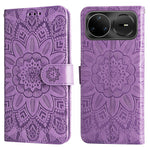 For Huawei nova 15 Ultra 5G / Huawei nova 15 Pro 5G Case Sunflower Imprint Leather Wallet Phone Cover