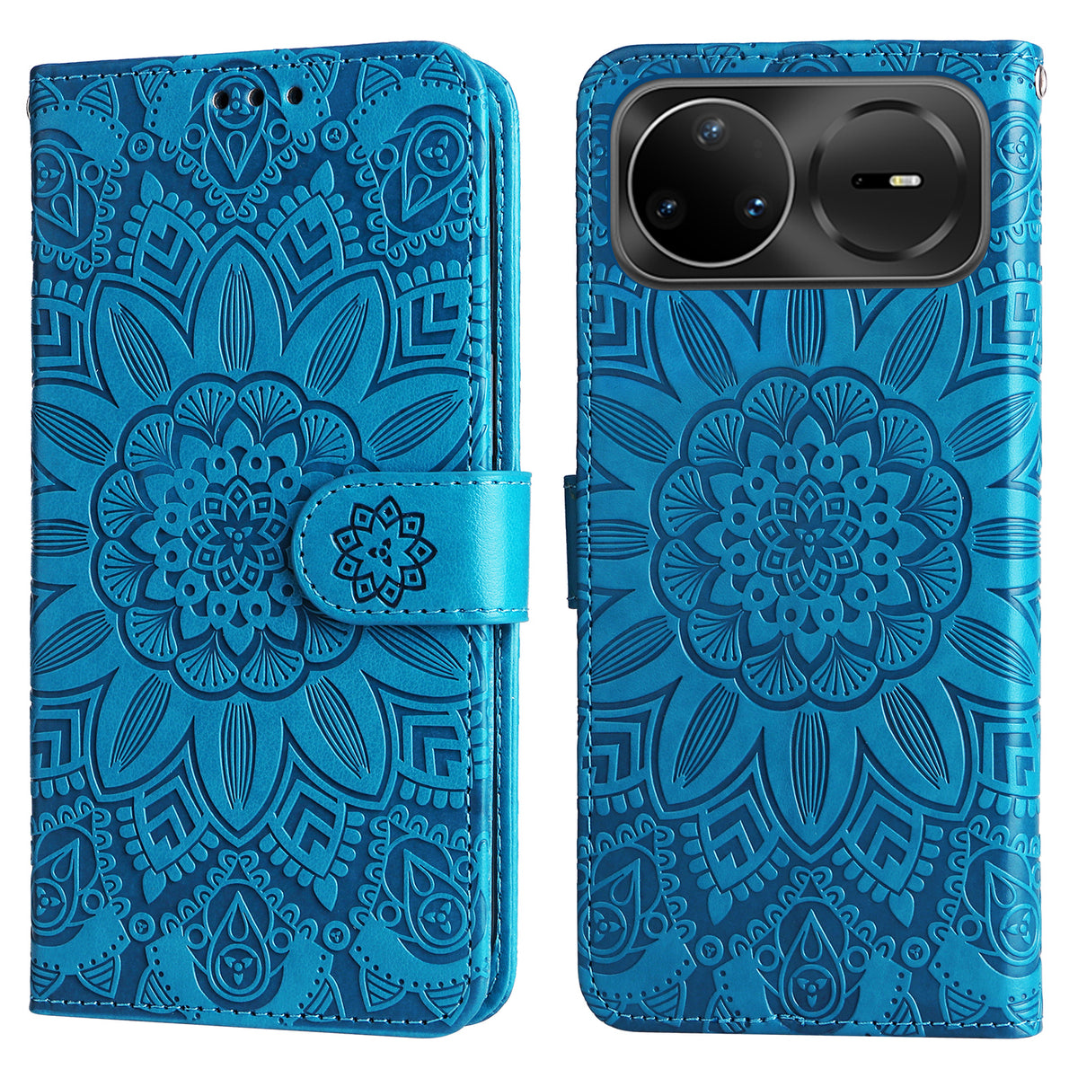 For Huawei nova 15 Ultra 5G / Huawei nova 15 Pro 5G Case Sunflower Imprint Leather Wallet Phone Cover