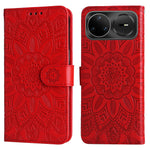 For Huawei nova 15 Ultra 5G / Huawei nova 15 Pro 5G Case Sunflower Imprint Leather Wallet Phone Cover
