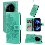 For Xiaomi 17 Ultra 5G Case Floral Pattern PU Leather Wallet Stand Phone Cover