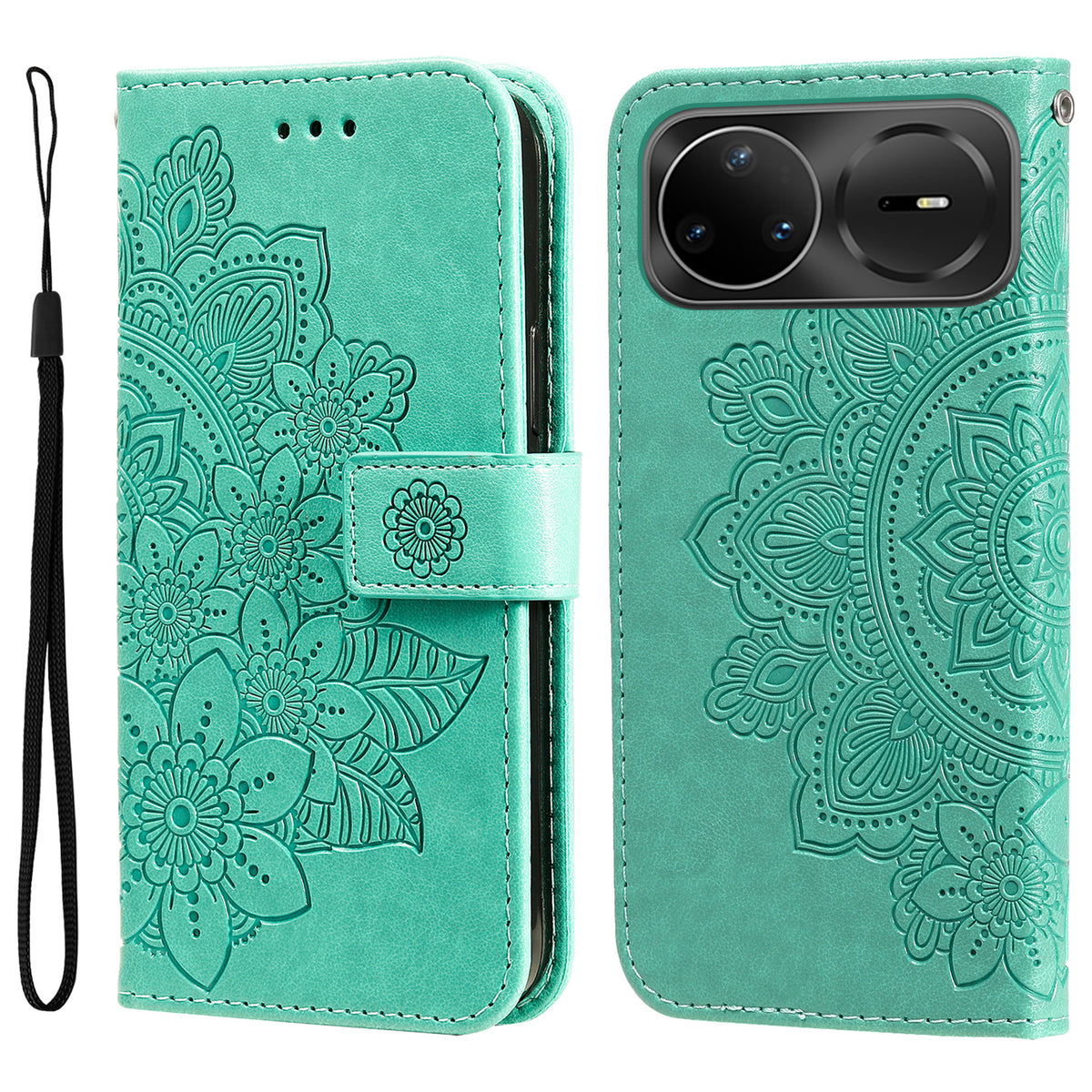 For Huawei nova 15 Ultra 5G / Huawei nova 15 Pro 5G Case Floral Pattern PU Leather Wallet Stand Phone Cover