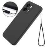 Til Oppo A6 4G / A6 5G (Global) / A6s 5G / A6s 4G / A6t Pro 4G Flydende Silikone Cover Telefonbagside med Håndrem
