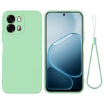 Til Oppo A6 4G / A6 5G (Global) / A6s 5G / A6s 4G / A6t Pro 4G Flydende Silikone Cover Telefonbagside med Håndrem