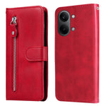 For Xiaomi Redmi Turbo 5 Max 5G PU Leather Cases with Zipper Pocket Wallet Phone Cover Stand
