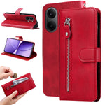 For Xiaomi Redmi Turbo 5 Max 5G PU Leather Cases with Zipper Pocket Wallet Phone Cover Stand