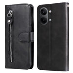For Xiaomi Redmi Turbo 5 Max 5G PU Leather Cases with Zipper Pocket Wallet Phone Cover Stand