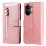 For Xiaomi Redmi Turbo 5 Max 5G PU Leather Cases with Zipper Pocket Wallet Phone Cover Stand