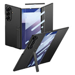 GKK For Samsung Galaxy Z TriFold 5G Case Kickstand Ultra Thin PC Phone Cover with Tempered Glass Film