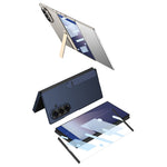 GKK For Samsung Galaxy Z TriFold 5G Case Kickstand Ultra Thin PC Phone Cover with Tempered Glass Film