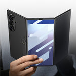GKK For Samsung Galaxy Z TriFold 5G Case Kickstand Ultra Thin PC Phone Cover with Tempered Glass Film