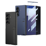 GKK For Samsung Galaxy Z TriFold 5G Case Kickstand Ultra Thin PC Phone Cover with Tempered Glass Film