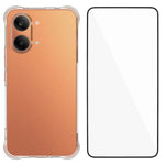 WANLONFENG For Xiaomi Redmi Turbo 5 Max 5G Case  WL Series 2.0mm TPU Phone Cover with Tempered Glass Film