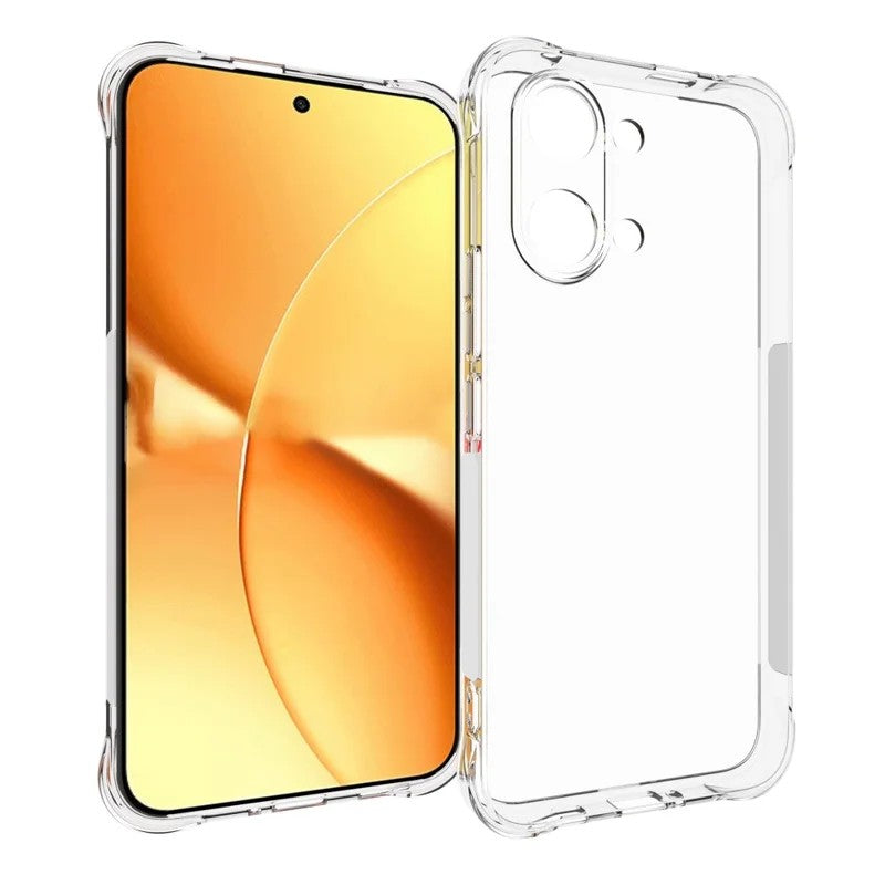 WANLONFENG For Xiaomi Redmi Turbo 5 Max 5G Clear TPU Case  TM Series 2.0mm Phone Back Cover