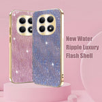 For Xiaomi Redmi Note 15 4G (Global) Case Electroplating Ripple Texture PU + TPU + PC Phone Back Cover