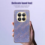 For Xiaomi Redmi Note 15 Pro 4G (Global) Case Electroplating Ripple Texture PU + TPU + PC Phone Back Cover