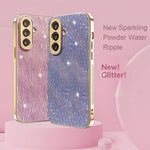 Til Samsung Galaxy A57 5G Etui Galvanisering Krusning Tekstur PU + TPU + PC Telefonbagcover