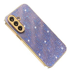 Til Samsung Galaxy A57 5G Etui Galvanisering Krusning Tekstur PU + TPU + PC Telefonbagcover