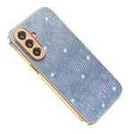 Til Samsung Galaxy A57 5G Etui Galvanisering Krusning Tekstur PU + TPU + PC Telefonbagcover