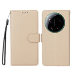 For Xiaomi 17 Ultra 5G Case RFID Blocking 3 Card Slots PU Leather Phone Cover with Wrist Strap
