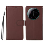 For Xiaomi 17 Ultra 5G Case RFID Blocking 3 Card Slots PU Leather Phone Cover with Wrist Strap