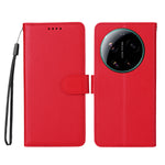 For Xiaomi 17 Ultra 5G Case RFID Blocking 3 Card Slots PU Leather Phone Cover with Wrist Strap