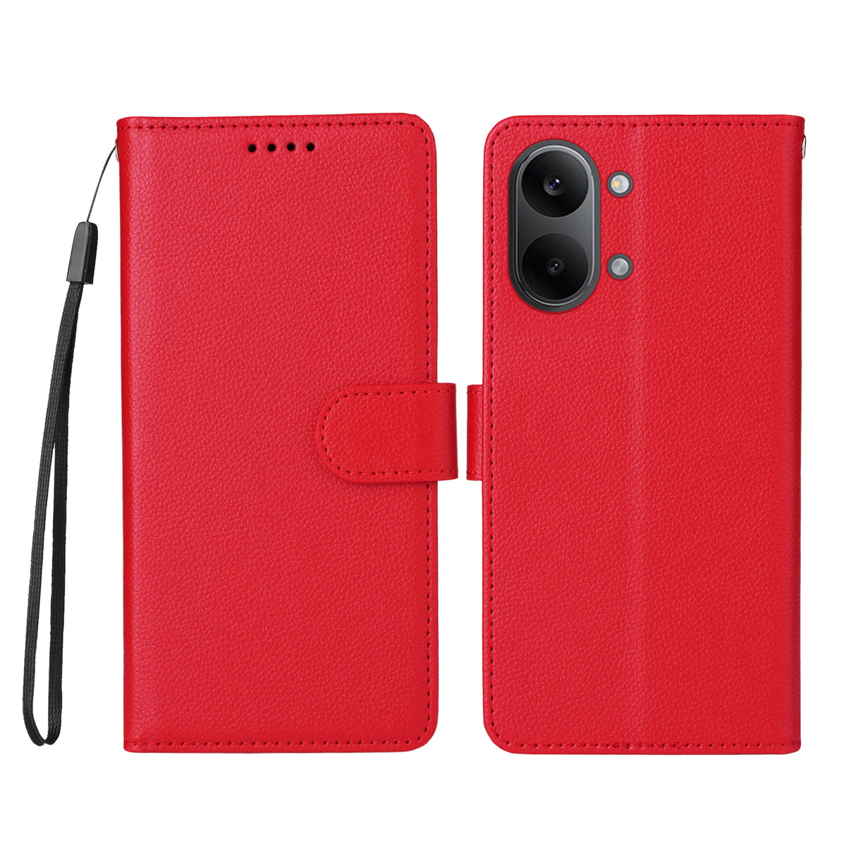 For Xiaomi Redmi Turbo 5 Max 5G Case RFID Blocking 3 Card Slots PU Leather Phone Cover with Wrist Strap