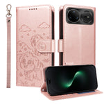 For Huawei nova 15 Ultra 5G / Huawei nova 15 Pro 5G Case RFID Blocking Imprinted Dog Pattern PU Leather Phone Cover with Wrist Strap