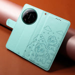 For Xiaomi 17 Ultra 5G Case RFID Blocking Imprinted Dog Pattern PU Leather Phone Cover with Wrist Strap