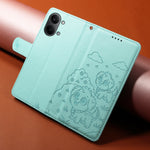 For Xiaomi Redmi Turbo 5 Max 5G Case RFID Blocking Imprinted Dog Pattern PU Leather Phone Cover with Wrist Strap