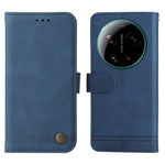 Xiaomi 17 Ultra 5G Läderplånboksfodral Skin Touch mobilfodral Stativ med Rem