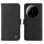 Xiaomi 17 Ultra 5G Läderplånboksfodral Skin Touch mobilfodral Stativ med Rem