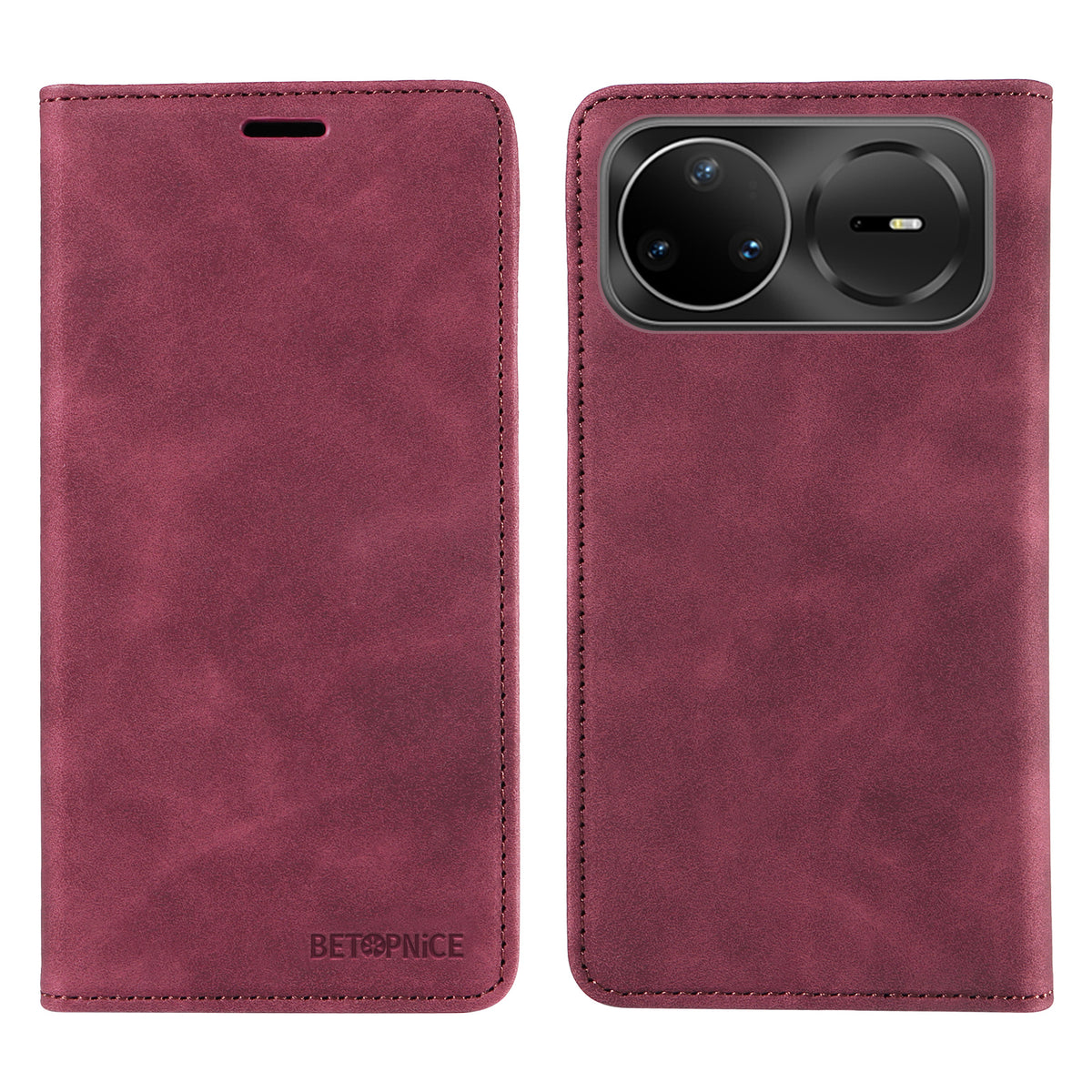 BETOPNICE For Huawei nova 15 Ultra 5G / Huawei nova 15 Pro 5G Case  Magnetic Closure RFID Blocking Wallet Stand Leather Phone Cover