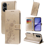 Xiaomi Poco X8 Pro 5G / Xiaomi Redmi Turbo 5 5G Läderfodral Fjärilsblommigt Tryck Plånboksfodral