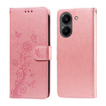 Xiaomi Poco X8 Pro 5G / Xiaomi Redmi Turbo 5 5G Läderfodral Fjärilsblommigt Tryck Plånboksfodral