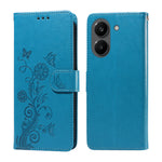 Xiaomi Poco X8 Pro 5G / Xiaomi Redmi Turbo 5 5G Läderfodral Fjärilsblommigt Tryck Plånboksfodral