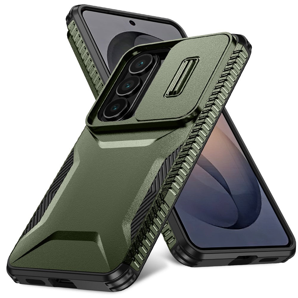 Samsung Galaxy S26-skal Camshield TPU + PC-mobilskydd Halkfri sidokant